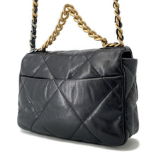 Load image into Gallery viewer, CHANEL CHANEL 19 ChainShoulder Bag BlackAS1160 Lambskin Size Large