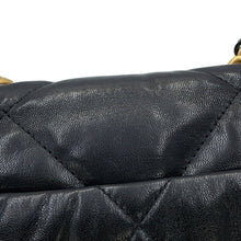 Load image into Gallery viewer, CHANEL CHANEL 19 ChainShoulder Bag BlackAS1160 Lambskin Size Large