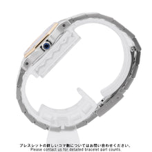 将图像加载到图库查看器中,CARTIER Santos Octagon SM W25mm Stainless Steel K18YG Ivory DialW2001683