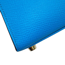 将图像加载到图库查看器中,HERMES Kelly Sellier Blue Frida Epsom Size 25