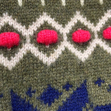 Load image into Gallery viewer, CHANEL CC Logo Knit Shoulder Bag Khaki/MulticolorA90848 Knit Size 25