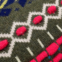 将图像加载到图库查看器中,CHANEL CC Logo Knit Shoulder Bag Khaki/MulticolorA90848 Knit Size 25