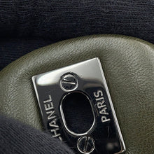 Load image into Gallery viewer, CHANEL CC Logo Knit Shoulder Bag Khaki/MulticolorA90848 Knit Size 25
