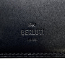 Load image into Gallery viewer, Berluti Calligraphy Bifold Wallet Long Wallet Brown Leather