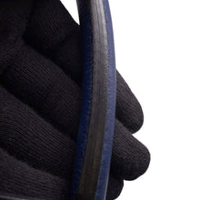 将图像加载到图库查看器中,HERMES HAUT A COURROIES Blue Nuit Togo Leather Toile Military Size 40