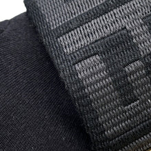 Load image into Gallery viewer, FENDI FF logo strap Black Canvas Leather