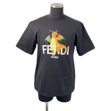 将图像加载到图库查看器中,FENDI Fragment Pokemon Collaboration Dragonite T-Shirt Size S BlackFS9626 Cotton100%