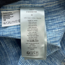 将图像加载到图库查看器中,Dior Oblique Kasuri Overshirt Size 38 Blue/White013D585BY989 Cotton100%