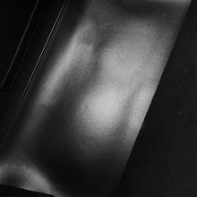 Load image into Gallery viewer, BALENCIAGA Navy Cabas Punching Logo Tote Bag Black339933 Leather Size S