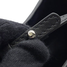 将图像加载到图库查看器中,BALENCIAGA Navy Cabas Punching Logo Tote Bag Black339933 Leather Size S