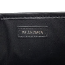 将图像加载到图库查看器中,BALENCIAGA Navy Cabas Punching Logo Tote Bag Black339933 Leather Size S