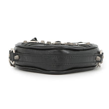 Load image into Gallery viewer, BALENCIAGA Lucagol Heart ChainShoulder Bag Black722781 Leather
