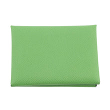 将图像加载到图库查看器中,HERMES Calvi Duo Vert Yucca Epsom