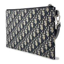 Load image into Gallery viewer, Dior Kenny Scharf Collaboration Oblique Clutch Bag Black/Beige Jacquard canvas