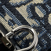 Load image into Gallery viewer, Dior Kenny Scharf Collaboration Oblique Clutch Bag Black/Beige Jacquard canvas