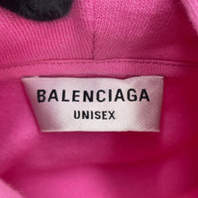将图像加载到图库查看器中,BALENCIAGA WFP logo hoodie Size XS Pink570792 Cotton100%