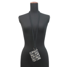 Load image into Gallery viewer, Dior Oblique Compact Wallet Navy20BBC110YSE Canvas/Leather