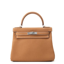 将图像加载到图库查看器中,HERMES Kelly Retourne sewing Gold Togo Leather Size 28