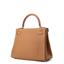 将图像加载到图库查看器中,HERMES Kelly Retourne sewing Gold Togo Leather Size 28