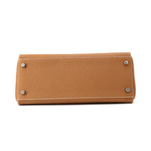 将图像加载到图库查看器中,HERMES Kelly Retourne sewing Gold Togo Leather Size 28