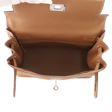 将图像加载到图库查看器中,HERMES Kelly Retourne sewing Gold Togo Leather Size 28
