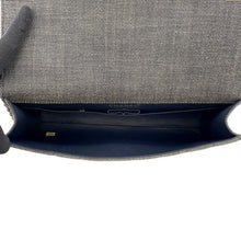 Load image into Gallery viewer, CHANEL Chocolate Bar Chain Shoulder Bag Navy Denim