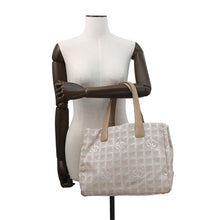 Load image into Gallery viewer, CHANEL New Travel Line Tote Bag BeigeA15991 Nylon Leather Size MM