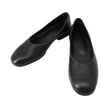 将图像加载到图库查看器中,HERMES Ballet Shoes Liz Black Nappa Leather Size 35