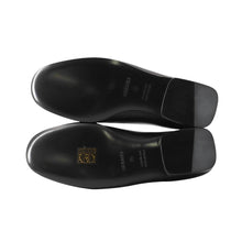 将图像加载到图库查看器中,HERMES Ballet Shoes Liz Black Nappa Leather Size 35