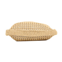 Load image into Gallery viewer, PRADA Logo Crochet Tote Bag Natural2VG105 Raffia