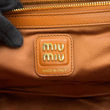 Load image into Gallery viewer, MIUMIU Bo Bag Cognac5BB117 Leather Size Large