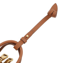 Load image into Gallery viewer, MIUMIU Bow Bag Charm Cognac5NR036 Leather