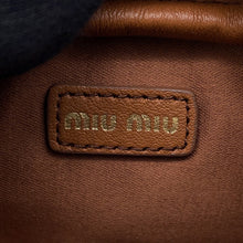 将图像加载到图库查看器中,MIUMIU Bow Bag Charm Cognac5NR036 Leather
