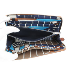 将图像加载到图库查看器中,HERMES Azap Long silk in Gold Epsom