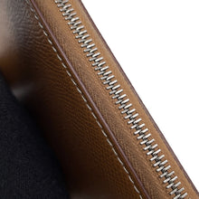 将图像加载到图库查看器中,HERMES Azap Long silk in Gold Epsom