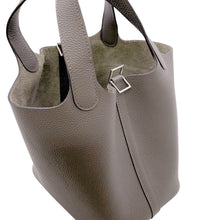 将图像加载到图库查看器中,HERMES Picotin Lock Etain Taurillon Clemence Size PM