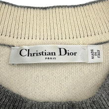 Load image into Gallery viewer, Dior J'Adior 8 Boxy Sweater Size 36 Gray924S55AM009 Cashmere97% Nylon2% Polyurethane1%
