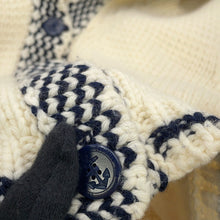 Load image into Gallery viewer, Dior Sailor knit cardigan Size 34 Ivory154G02AM305 Linen70% Cashmere30%