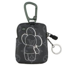 Load image into Gallery viewer, LOUIS VUITTON Zip Key Ring BlackM62895 Monogram Eclipse