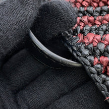 Load image into Gallery viewer, LOEWE Paula Ibiza Puzzle Fold Tote Burgundy/Pink/Beige/BlackA779G50X37 Raffia Leather Size Medium