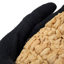 Load image into Gallery viewer, BALENCIAGA Le City Basket 2WAY Tote Bag Natural/Camel828888 Raffia Lambskin Size Medium