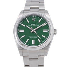 Load image into Gallery viewer, ROLEX Oyster Perpetual W41mm Stainless Steel Green Dial124300