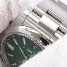 Load image into Gallery viewer, ROLEX Oyster Perpetual W41mm Stainless Steel Green Dial124300