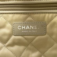 Load image into Gallery viewer, CHANEL CHANEL22 CHANEL22 Handbag Light GrayAS3260 Shiny Calf Leather Size Small