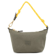 Load image into Gallery viewer, MIUMIU Gabardine Pouch Khaki/Yellow5NE841 Cotton Canvas Size 7.3"