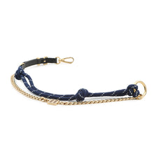 Load image into Gallery viewer, MIUMIU Trick Key Ring Blue/Gold5TL510 Cotton Gold Plated