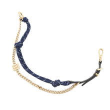 Load image into Gallery viewer, MIUMIU Trick Key Ring Blue/Gold5TL510 Cotton Gold Plated