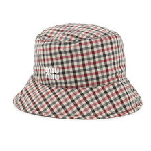 将图像加载到图库查看器中,MIUMIU Vichy bucket hat Size 215x6.7" Multicolor5RM048 recycled nylon