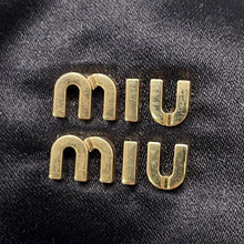 Load image into Gallery viewer, MIUMIU Pouch Black5NG003 Nylon Leather