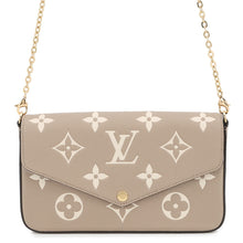 Load image into Gallery viewer, LOUIS VUITTON Felicie Pochette Tourterelle/ClaimM82610 Monogram Empreinte Leather